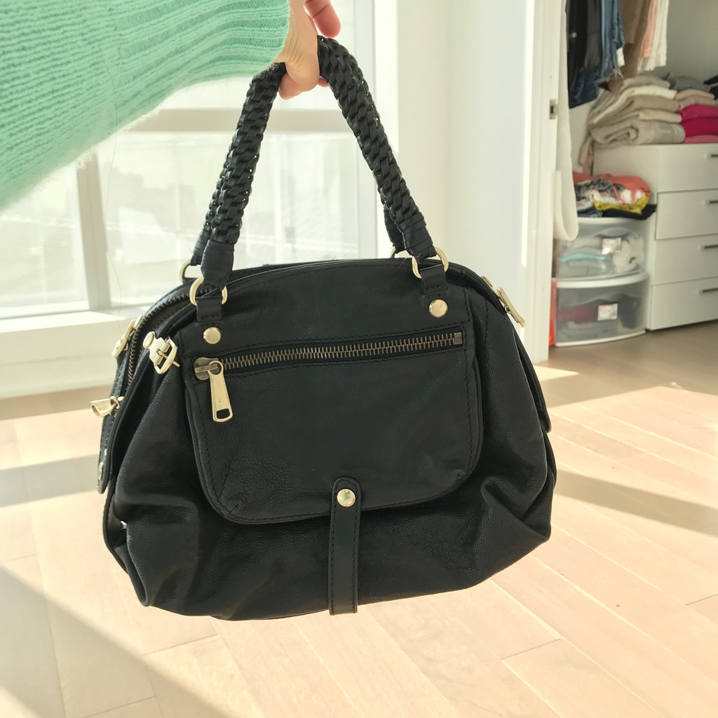 Gryson Black Leather Bag